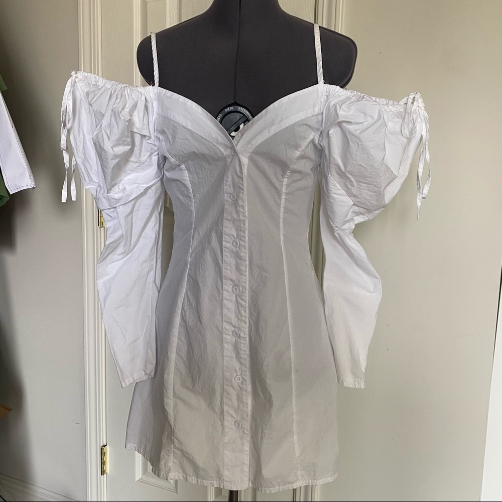 Off the Shoulder Puff Sleeve Dress